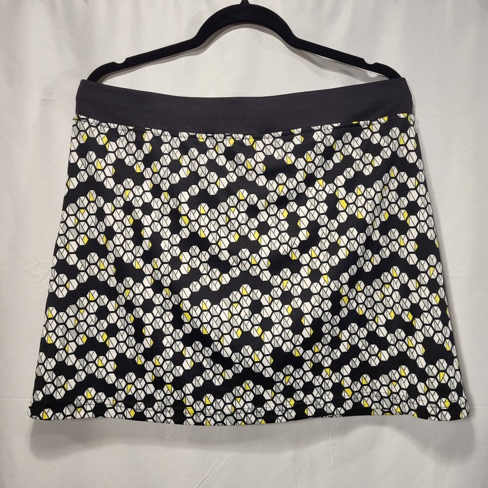 Callaway Women's Trademark Printed 16" Golf Skirt Skort Tennis sz L